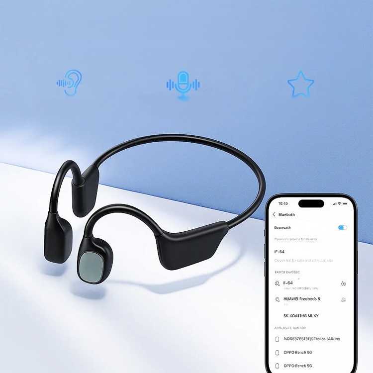 HFH-Bone conduction Bluetooth headphones hearing aids