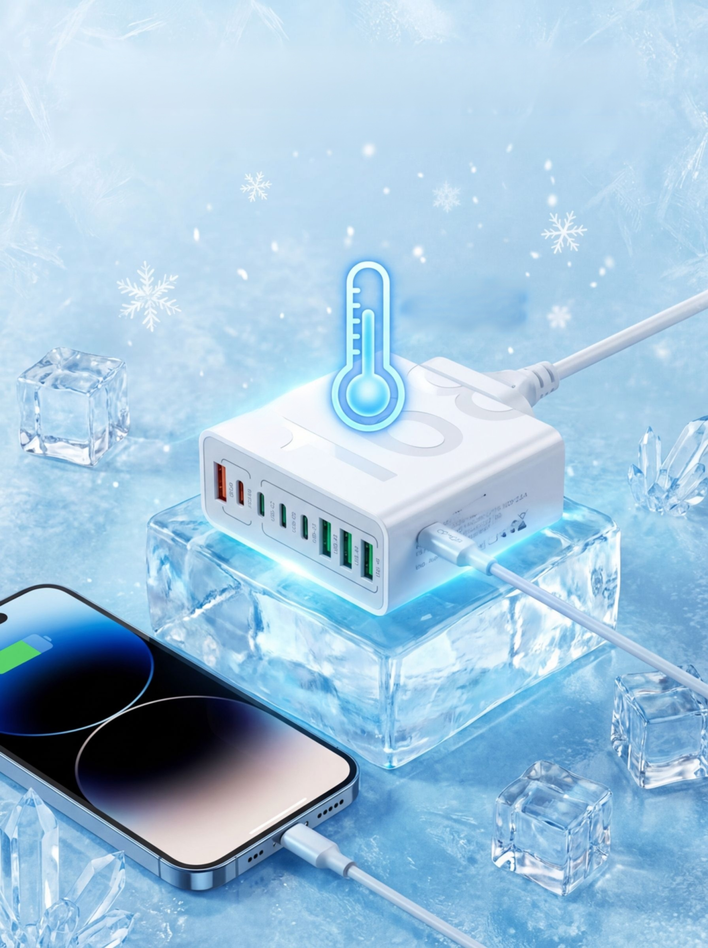 8-Port Smart Fast Charging Hub