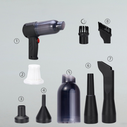 Mini cordless vacuum cleaner for home and car