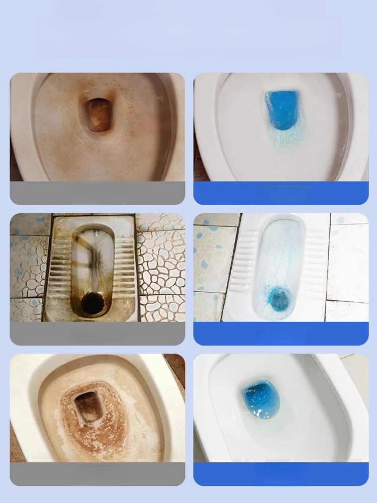 Powerful Stain Remover Toilet Bowl Cleaning Foam Tablets