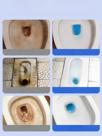 Powerful Stain Remover Toilet Bowl Cleaning Foam Tablets
