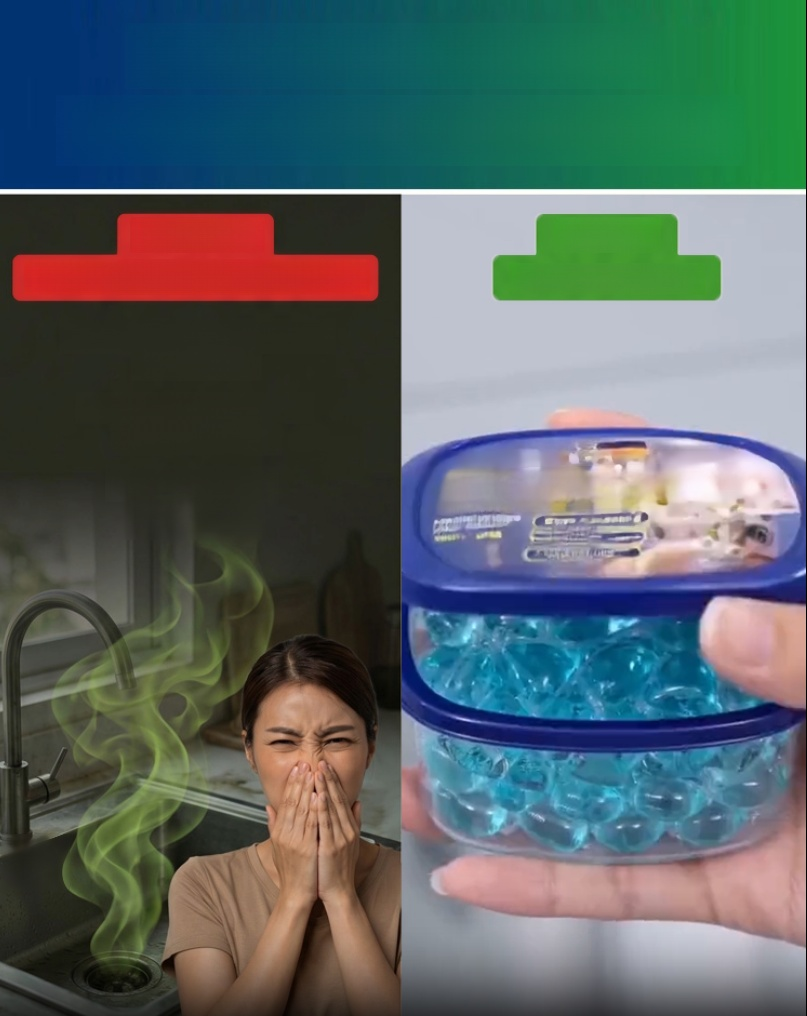 [One capsule solves the problem of smelly mosquitoes] 3-in-1 drain cleaner beads