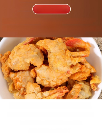 Crispy ready-to-eat small sea crab🦀 Each mini crab is rich in high-quality calcium and natural omega-3 fatty acids, with nutritional value far exceeding that of ordinary snacks.