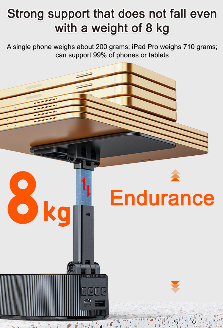 360 degree rotating mobile phone holder with lifting function