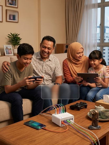 8-Port Smart Fast Charging Hub