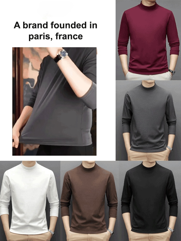 [Warm and High-Tech Insulation] Men's Winter High-Neck Sweatshirt