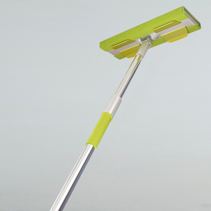 Wet and dry cloth flat mop