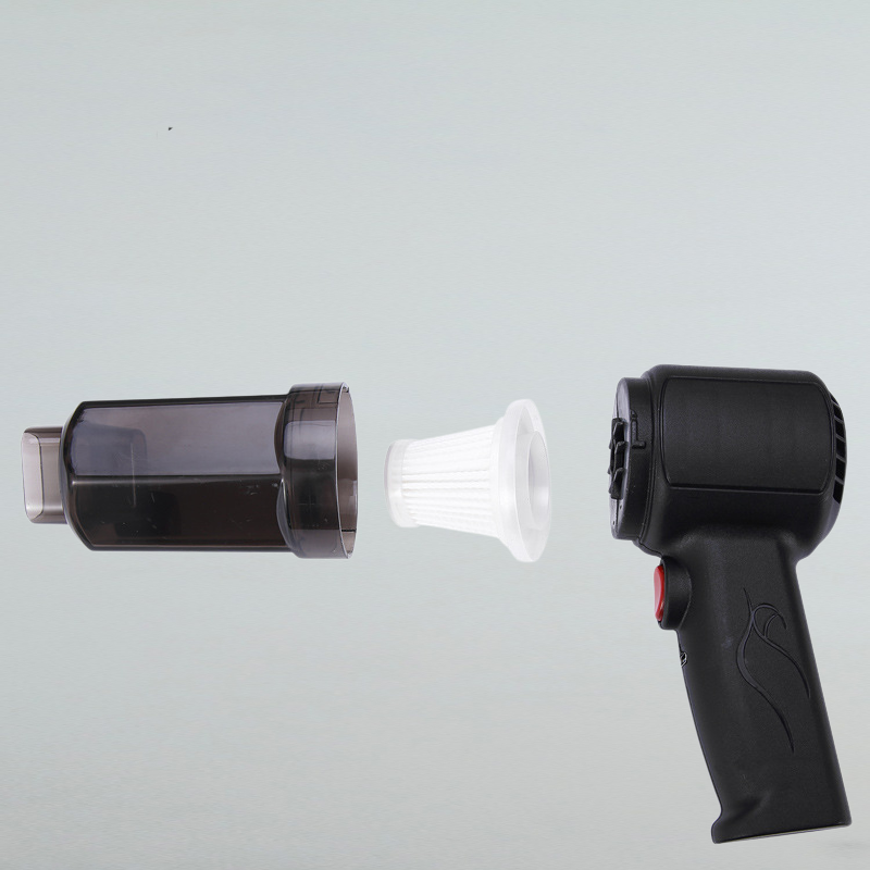 Mini cordless vacuum cleaner for home and car