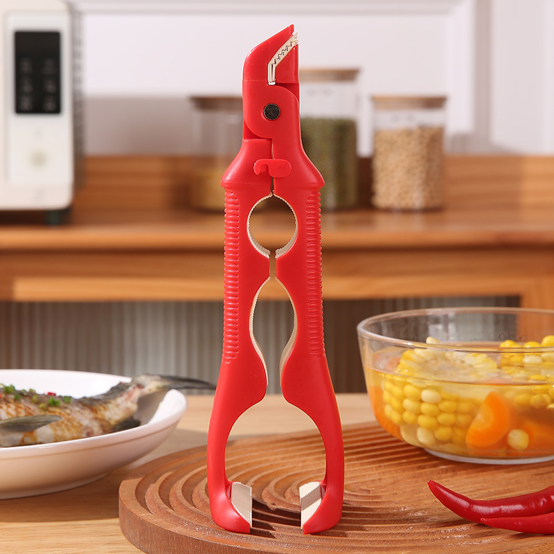 Multifunctional antiscald clip silicone dish clamp device plate opener