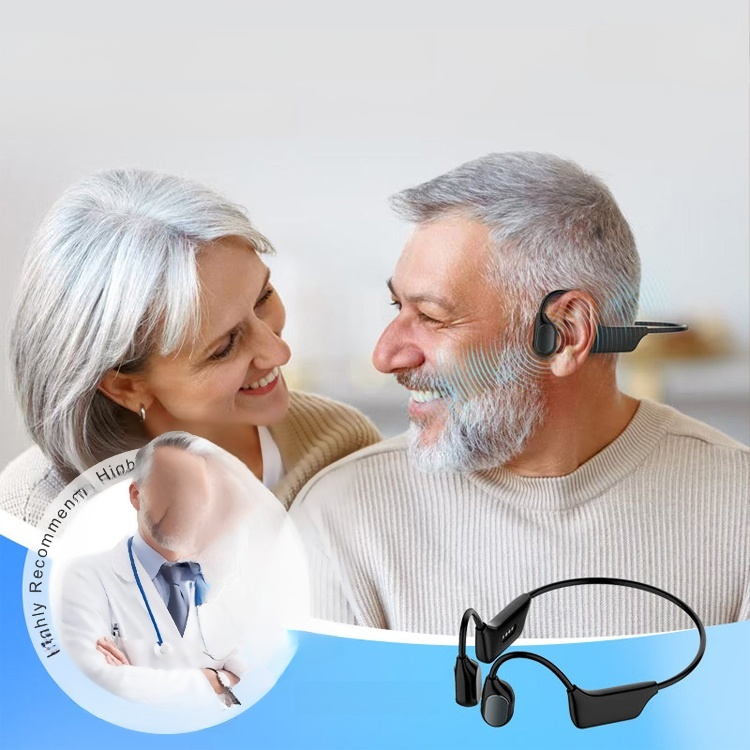 HFH-Bone conduction Bluetooth headphones hearing aids