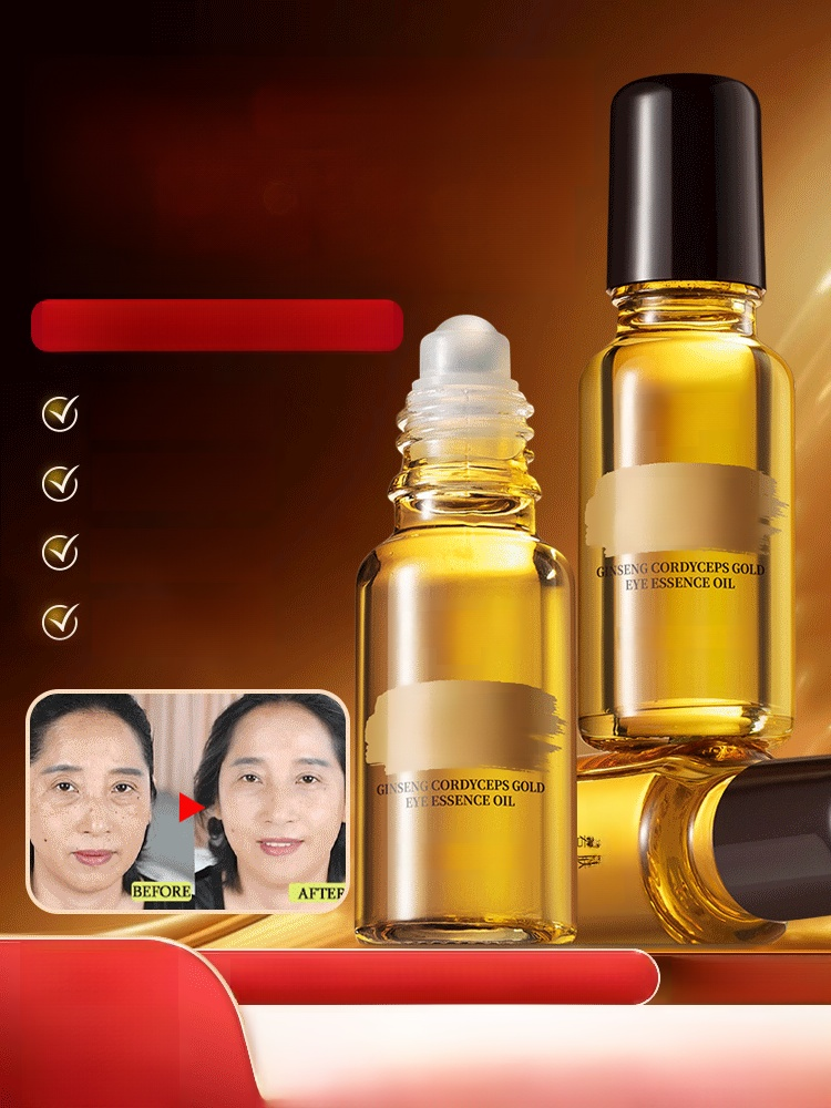 瘋搶爆單！ 7 天眼部抗皺神油來了！人蔘 + 蟲草黃金配方，24K 金箔促滲，乾紋細紋 7 天隱形，小分子精華油一抹吸收不粘膩，熟齡肌狂囤，手慢無！