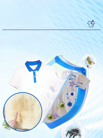 💥強力去漬💥，全效瓦解頑固污漬。一洗如新，污漬煩惱不再愁! 比普通洗衣液強10倍，頑固污漬一泡即淨！