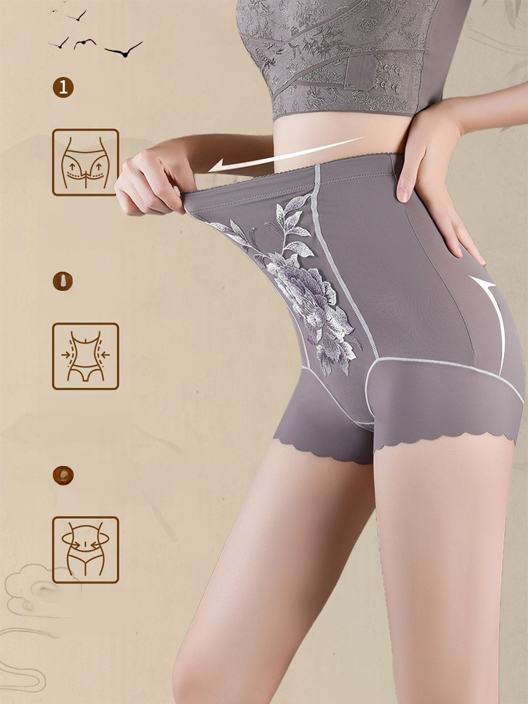 藏肚顯瘦復古美褲，重現古典優雅！復古刺繡高腰收腹褲，溫柔雕塑腰線，展現自信女人味