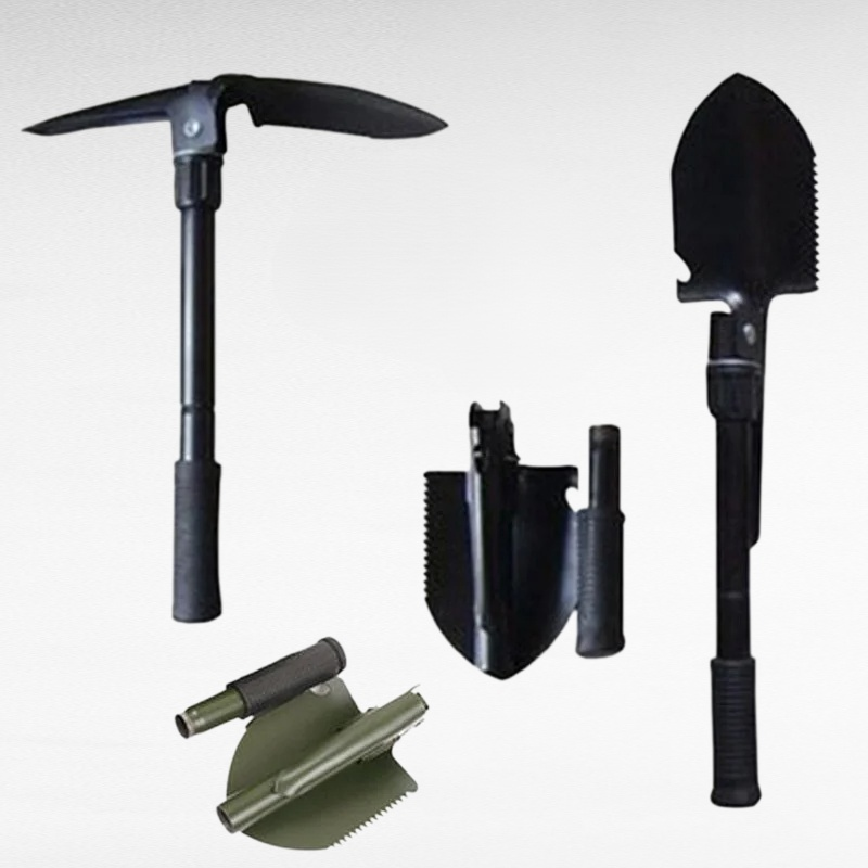 戶外露營多用折疊園藝鐵鏟