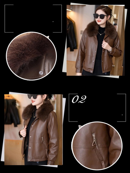 寒流來襲不再怕冷。加絨加厚皮衣具備強效防風與內層蓄熱功能，一件抵多件，俐落挺版設計適合機車通勤與休閒場合。