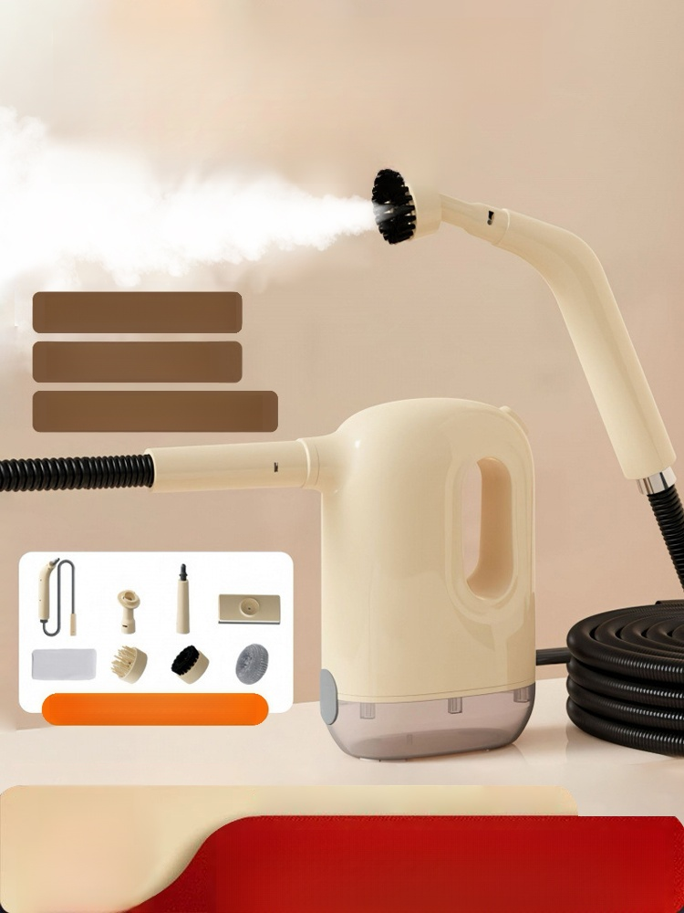 【居家清潔神器】高壓蒸汽清潔機附8大配件，物理強效除垢，全方位守護居家衛生。