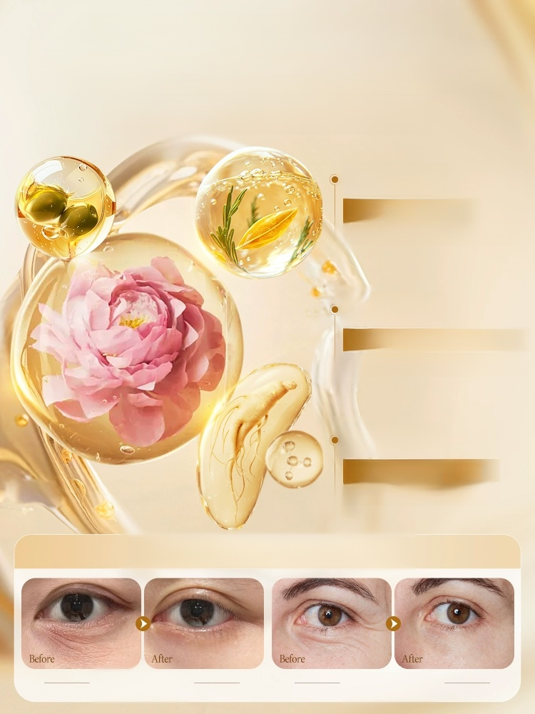 瘋搶爆單！ 7 天眼部抗皺神油來了！人蔘 + 蟲草黃金配方，24K 金箔促滲，乾紋細紋 7 天隱形，小分子精華油一抹吸收不粘膩，熟齡肌狂囤，手慢無！