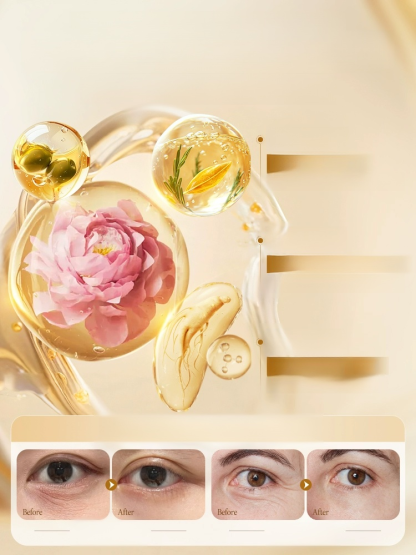 瘋搶爆單！ 7 天眼部抗皺神油來了！人蔘 + 蟲草黃金配方，24K 金箔促滲，乾紋細紋 7 天隱形，小分子精華油一抹吸收不粘膩，熟齡肌狂囤，手慢無！