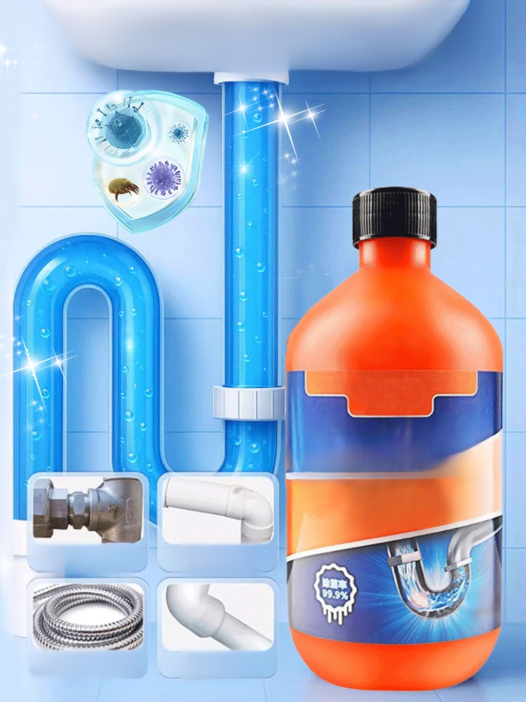 🚿【奈米泡沫消毒除臭管道清潔劑，勁爆來襲！ 】奈米顆粒和強勁泡沫瞬間分解油脂污垢！ 99%除蟲+97%殺菌。安全無害，同時保持管道清潔！