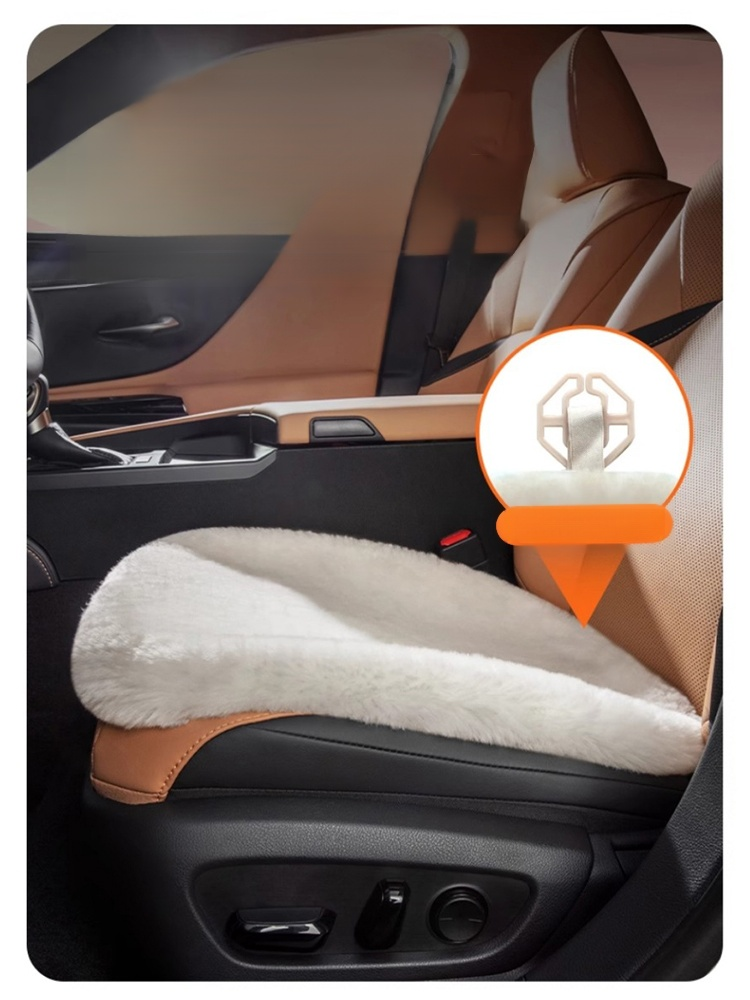 台灣冬天開車超冷？兔毛絨汽車坐墊來救場！柔軟絨面觸感超舒服，坐下瞬間鎖住溫暖，久坐也不冰臀，不管通勤或遠行都暖呼呼，冬季開車必備！