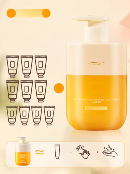 爆赞到回购爆表！胶原蛋白维 C 护手霜一抹水嫩，7 天淡指关节细纹，长效保湿不黏腻，还带淡雅香氛，通勤补涂超方便，家务族、上班族闭眼冲，库存告急！