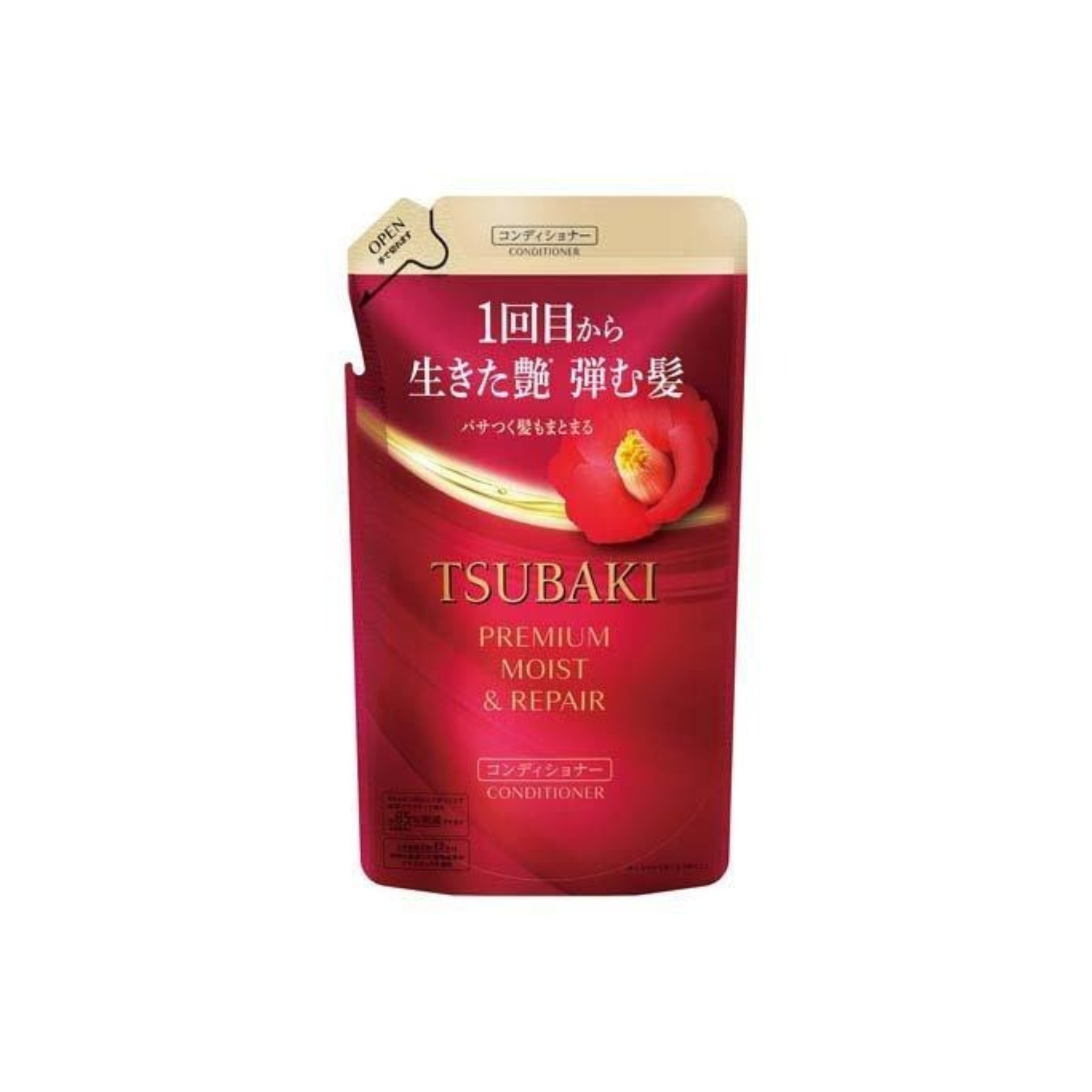 TSUBAKI-*山茶花極致水潤修護護髮素 補充裝 300ml(4550516486097)[平行進口]