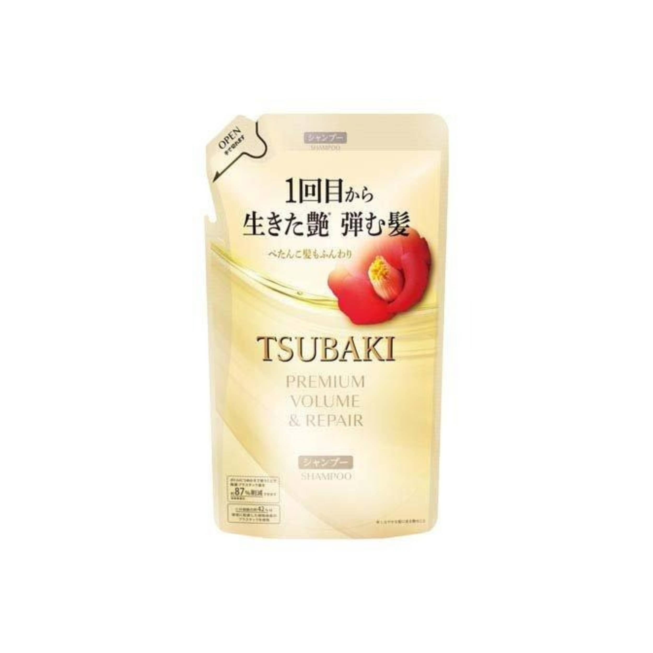TSUBAKI-*山茶花極致修護柔潤洗髮水 洗頭水 補充裝 300ml(4550516487209)[平行進口]