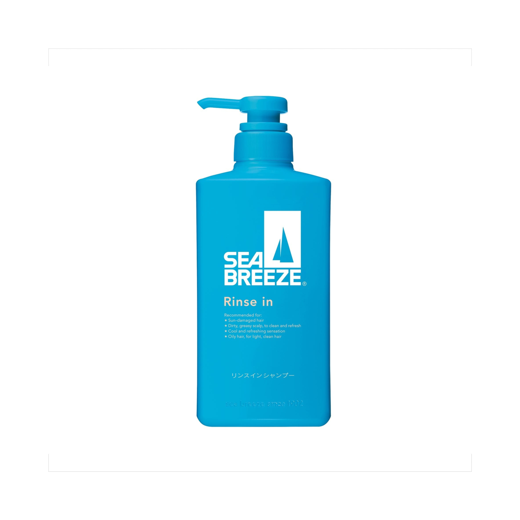 資生堂-*Sea Breeze 海洋微風酷涼洗護2合1洗髮水490ml(4550516491725)[平行進口]