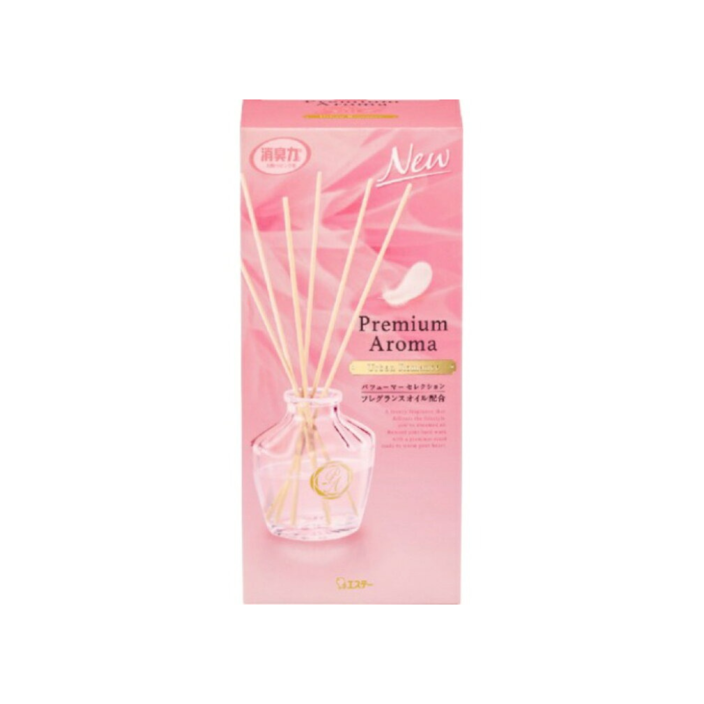 雞仔牌-*【粉紅色浪漫都市】Premium Aroma Sticks 房間除臭高級香薰棒香薰座 50ml(4901070128914)[平行進口]