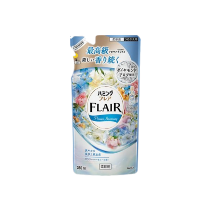花王-*[和諧花香]Flair 長效清香衣物柔順劑 補充裝 360ml(4901301438836)[平行進口]