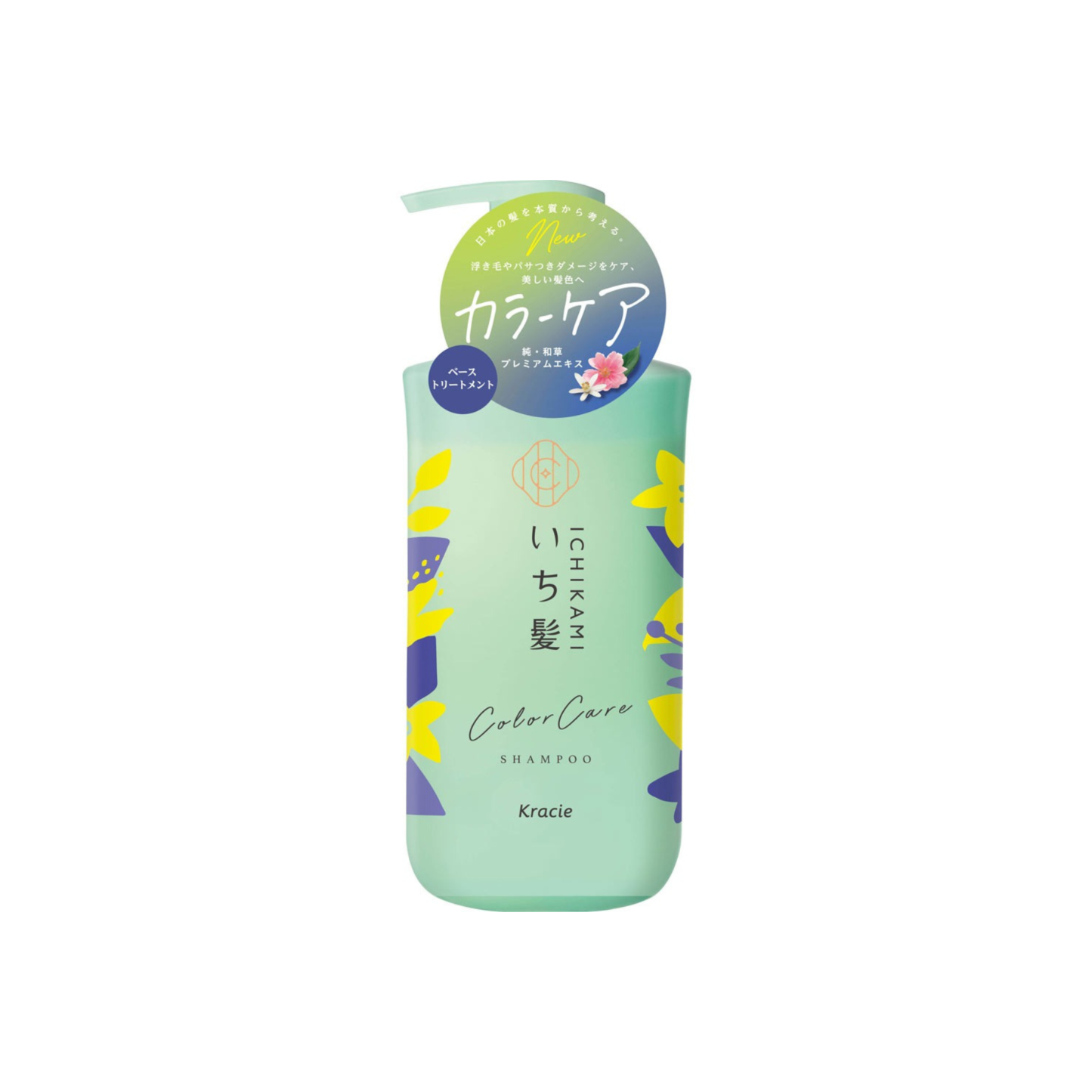 Kracie-*ICHIKAMI 色彩護理和基礎護理洗髮水 480ml(4901417722454)[平行進口]