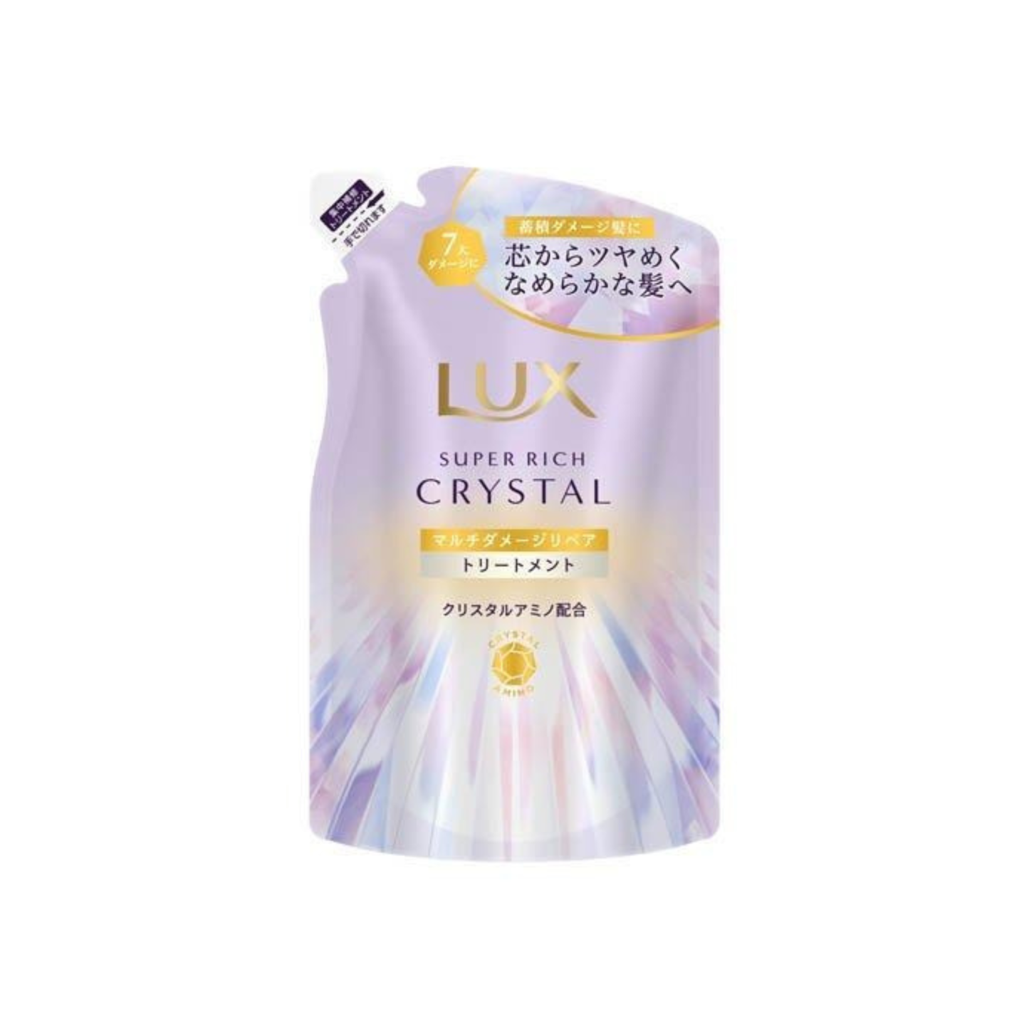 LUX-*日版[蓬鬆修護]極輕光護膜護髮素 補充裝 300g(4902111778846)[平行進口]