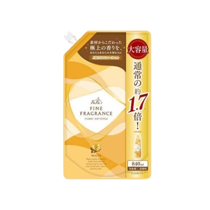 熊寶貝-*【優雅花香】香水衣物柔順劑 補充裝 840ml(4902135670218)[平行進口]