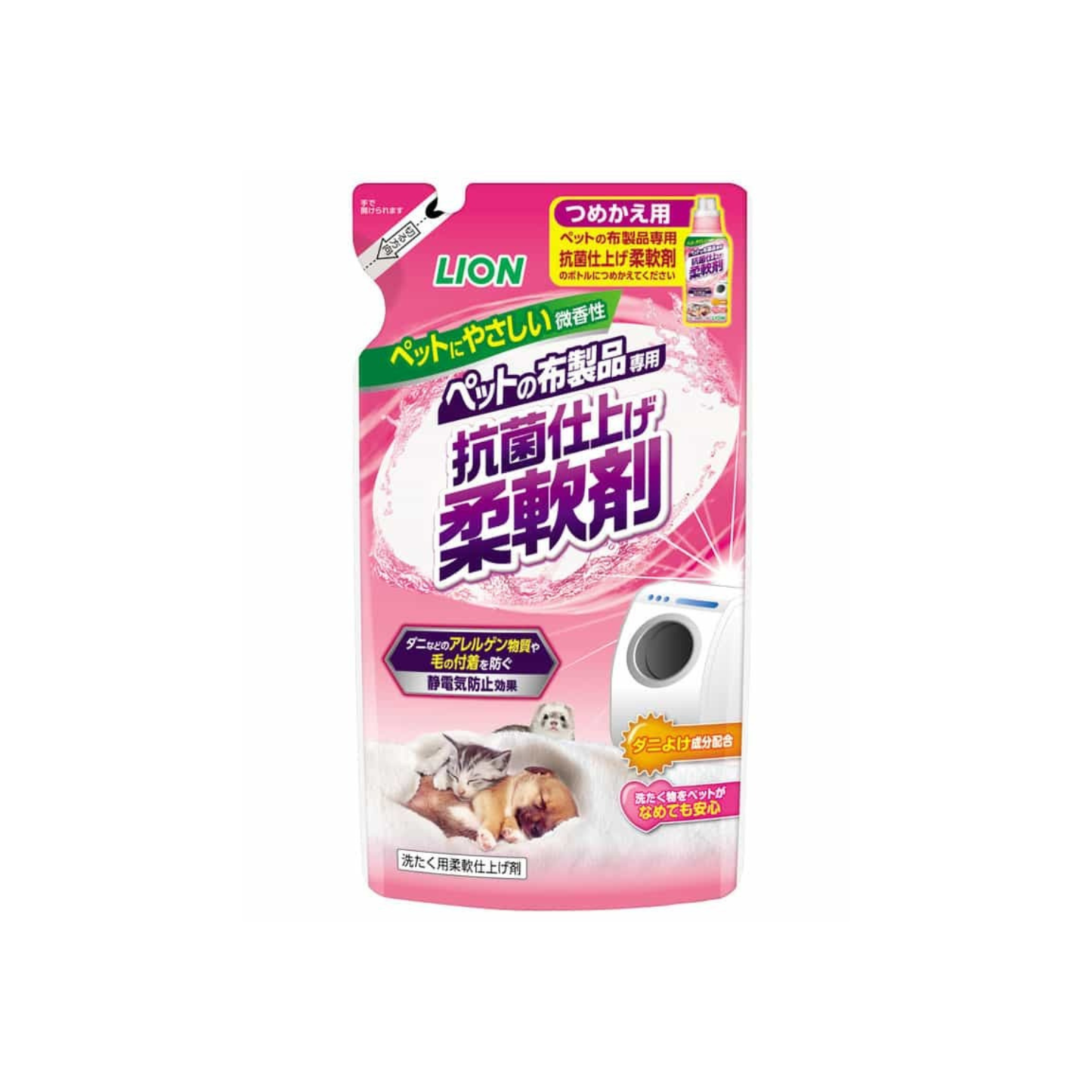 獅王Pet-*寵物布製品柔軟劑300g(補充裝)(4903351003910) [平行進口]