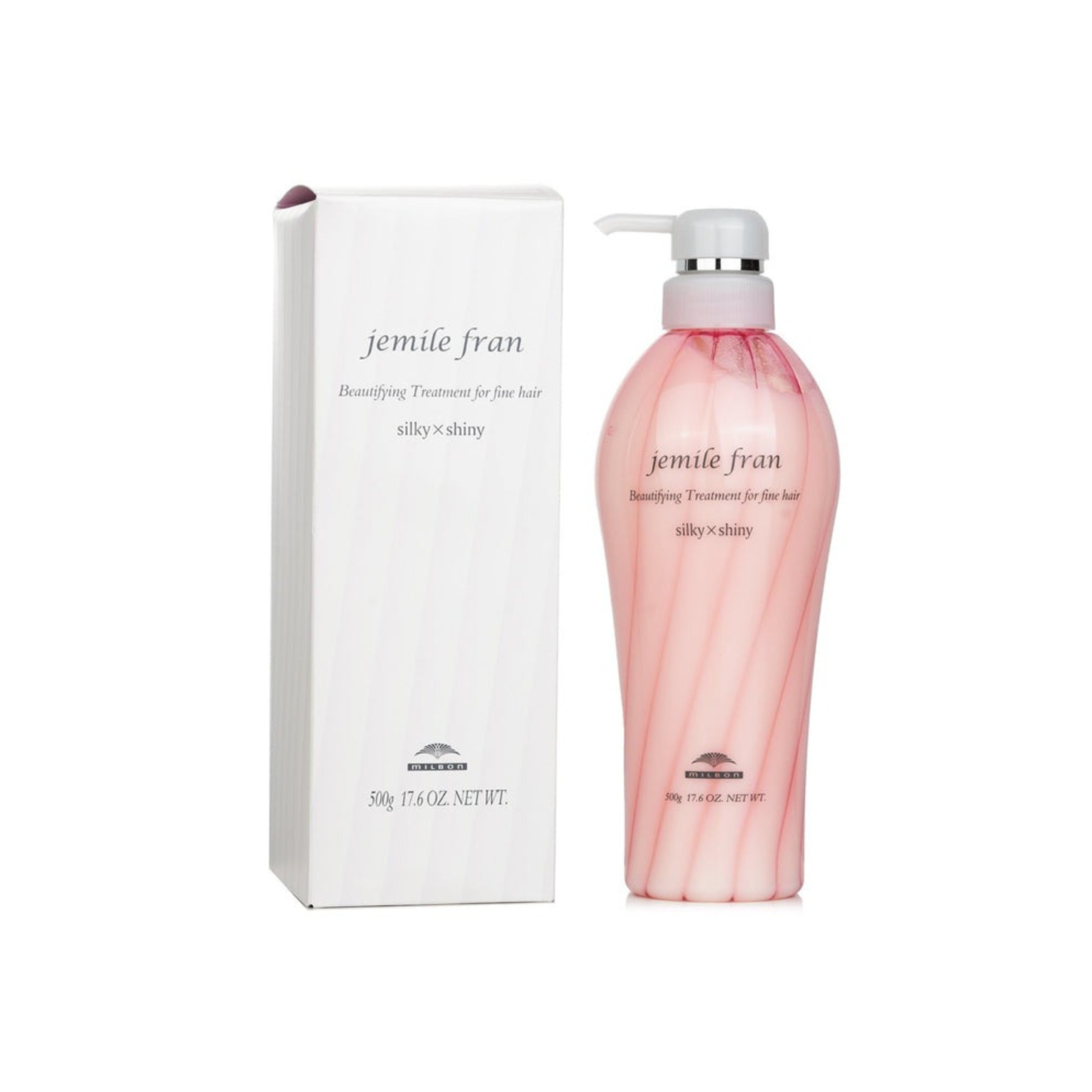 Milbon-*[細軟髮質]Jemile Fran 絲滑亮澤護髮素 500g(4954835136013)[平行進口]