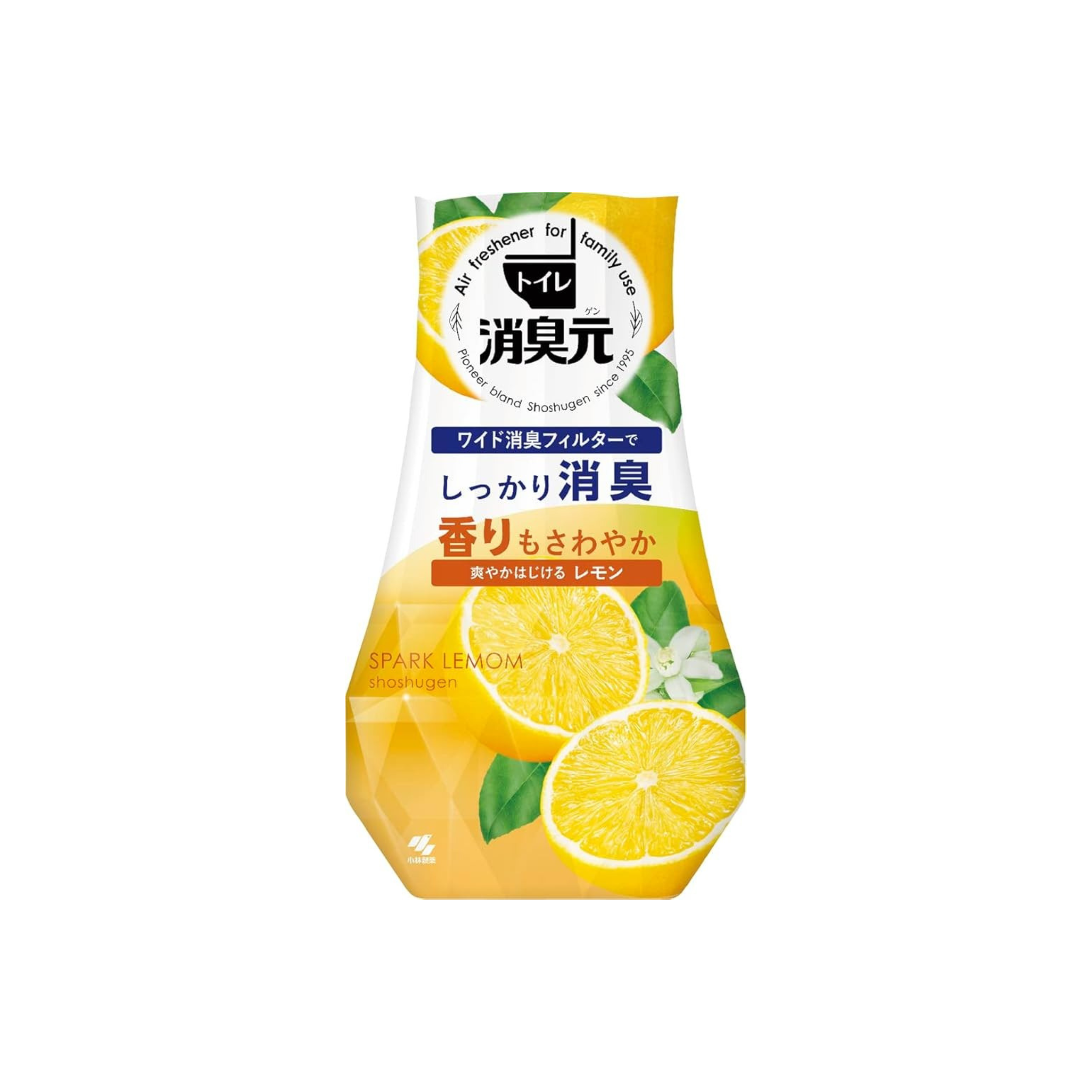 小林製藥-*[清新檸檬]廁所用芳香座 芳香劑除臭劑消臭元400ml(4987072029633) [平行進口]