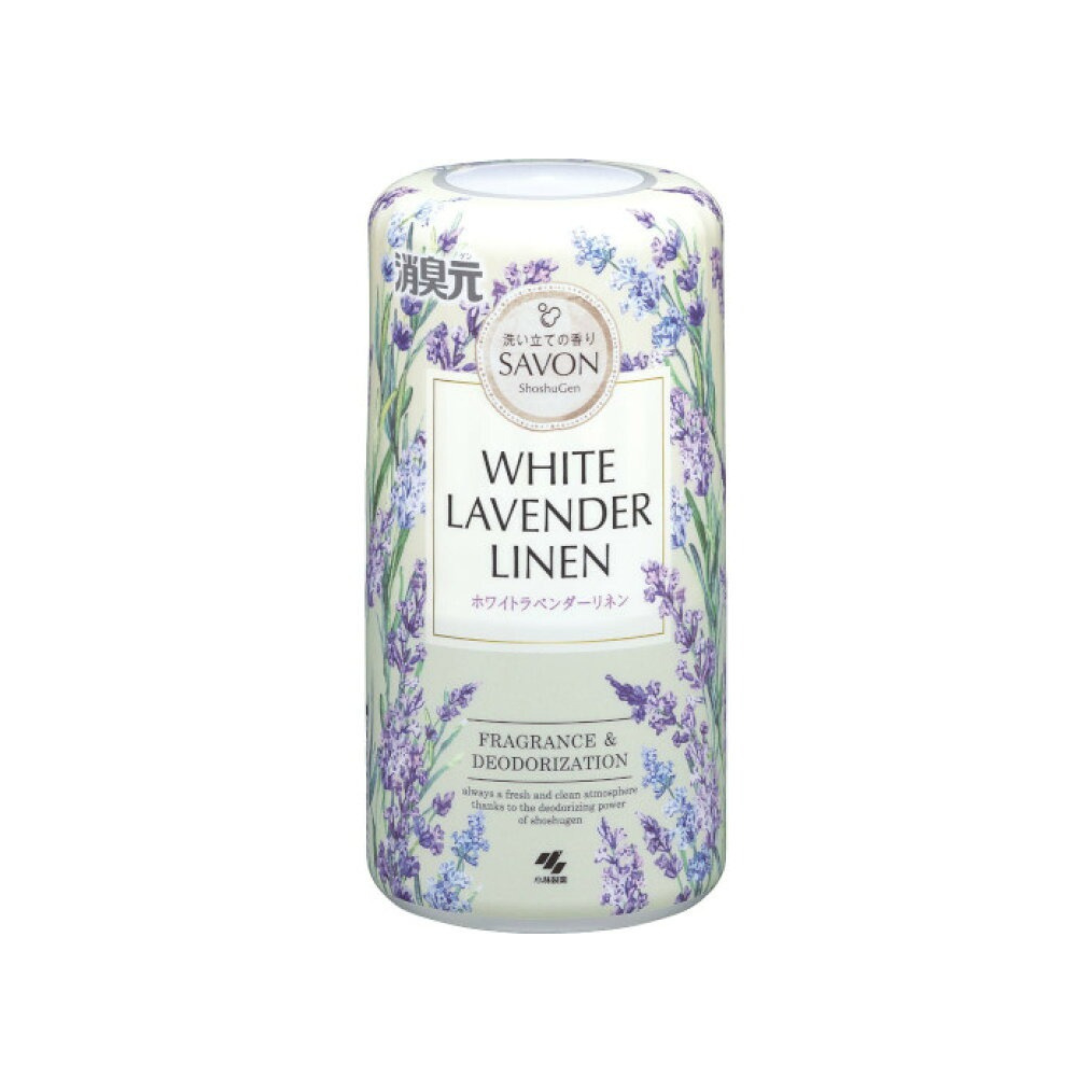 小林製藥-*[白色薰衣草亞麻香]消臭元 Savon 室內芳香劑 400ml(4987072096697)[平行進口]