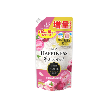 Lenor-*[玫瑰花香]幸福夢境觸感 柔順劑 補充裝 500ml (4987176258687)[平行進口]
