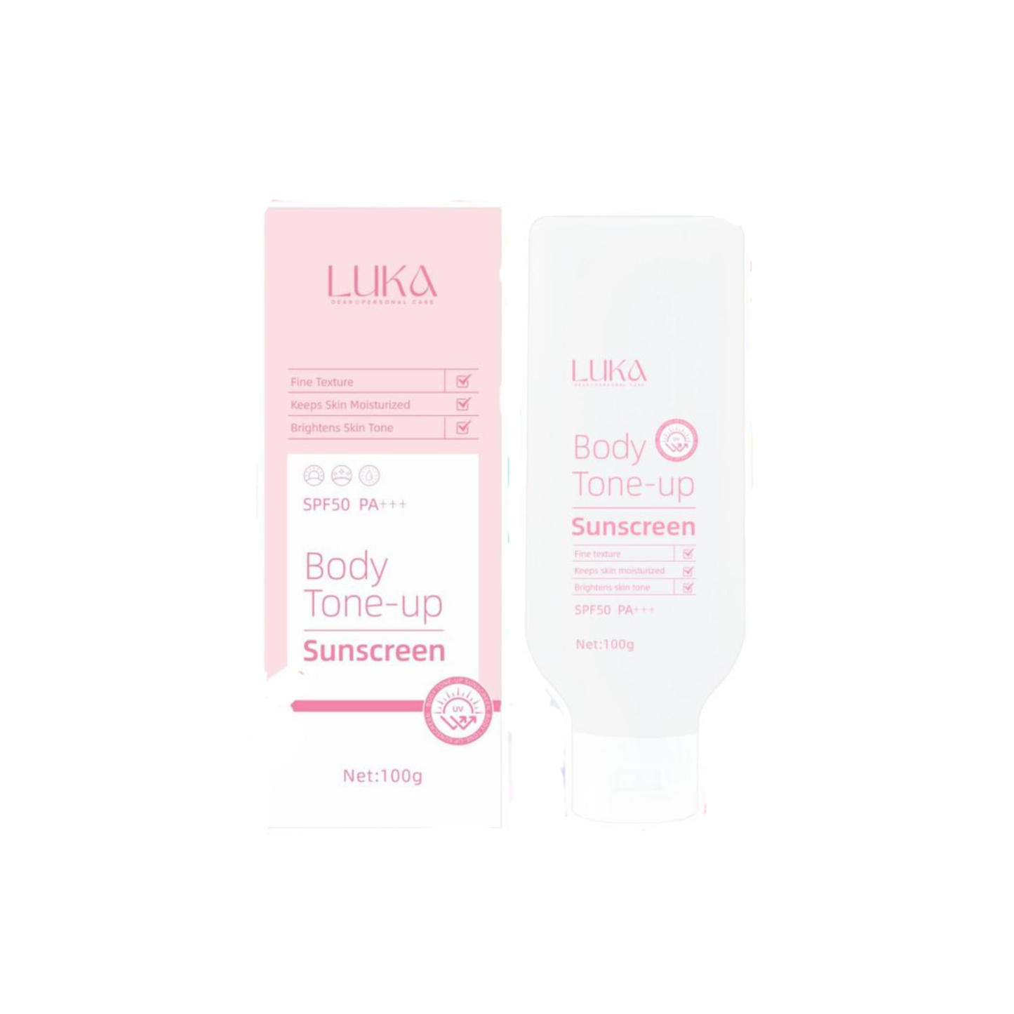 Dear Luka-*[身體素顏霜] 雙重防曬素顏乳霜 SPF50 PA+++ 100g (8800259550194)[平行進口]