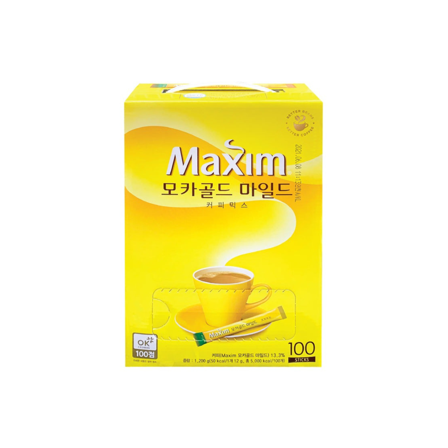 Dongsuh-*Maxim金裝摩卡咖啡1200g(100枚入)(8801037019667)[平行進口]