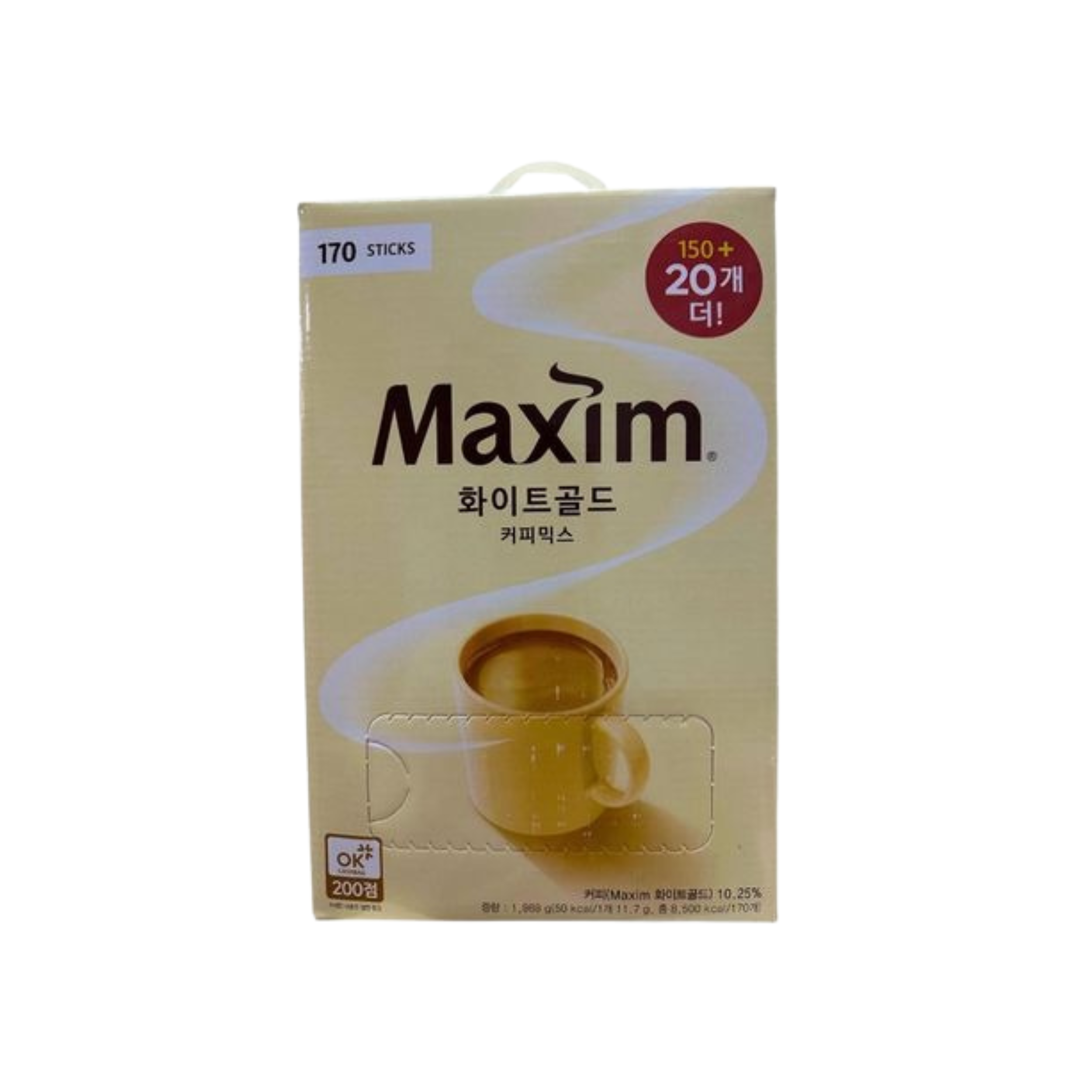 Dongsuh-*Maxim白金裝咖啡1989g(170包)(8801037054675)[平行進口]