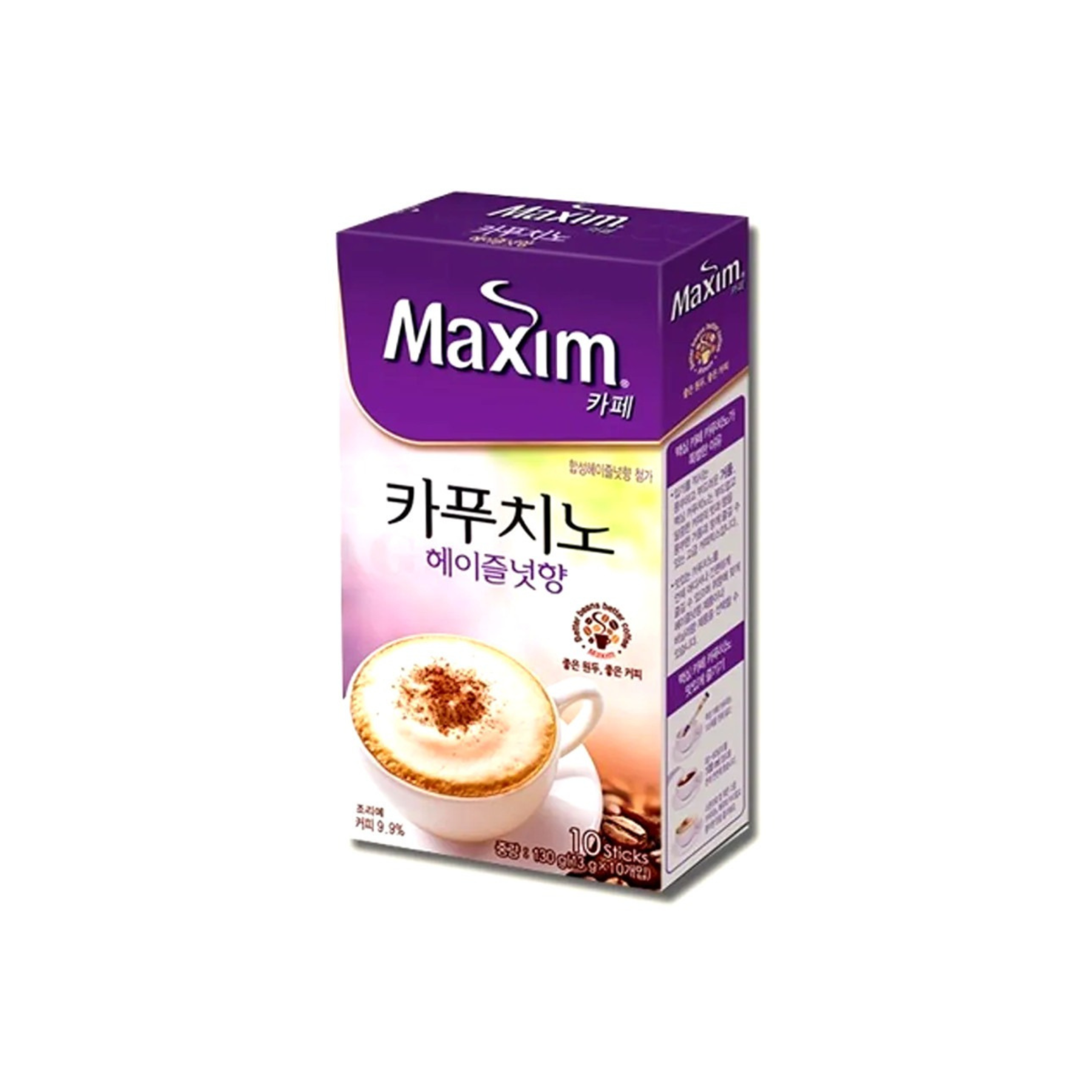 Dongsuh-*Maxim榛子泡沫咖啡10包 (8801037056952)[平行進口]