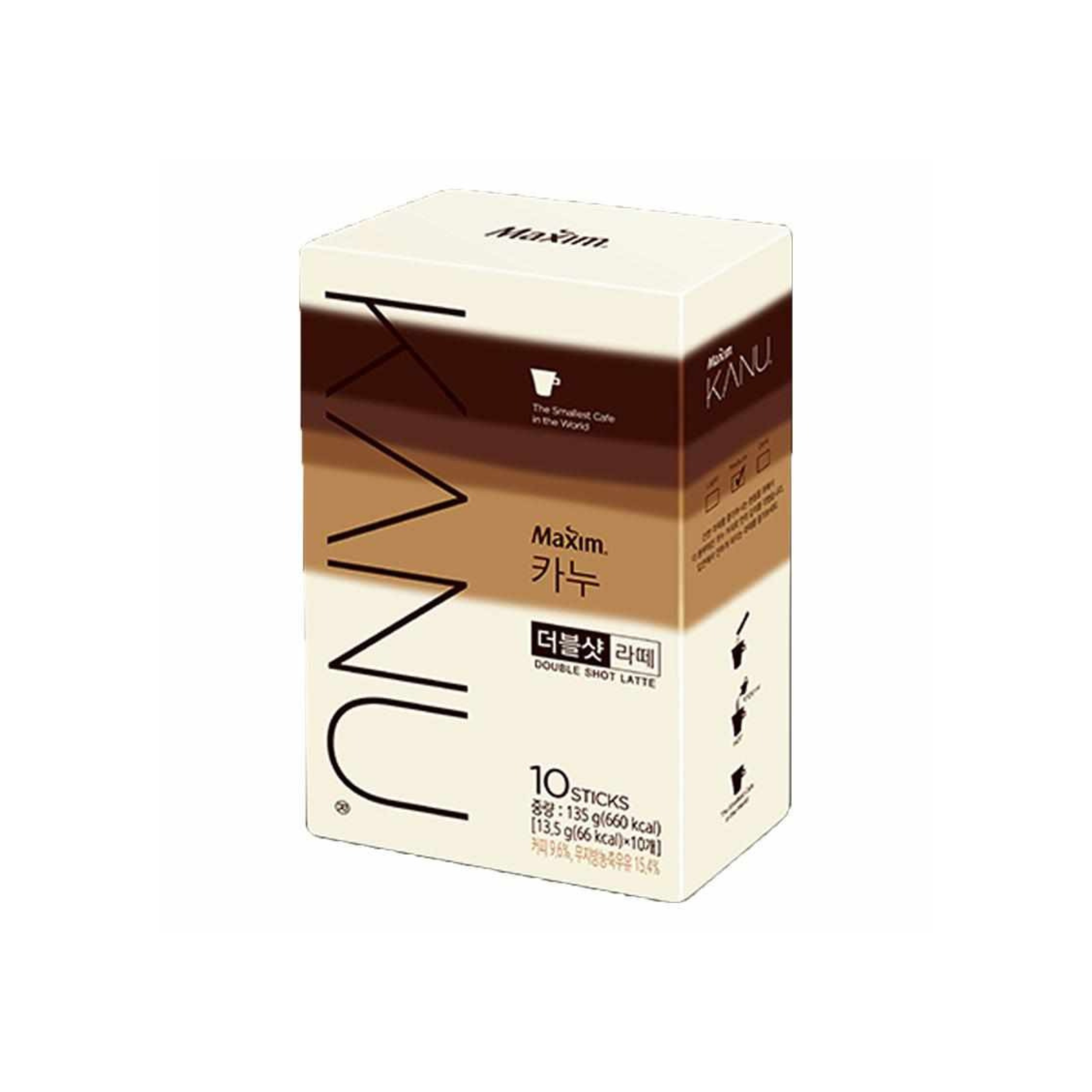KANU-*Maxim雙倍濃縮拿鐵(10包)(8801037069013)[平行進口]