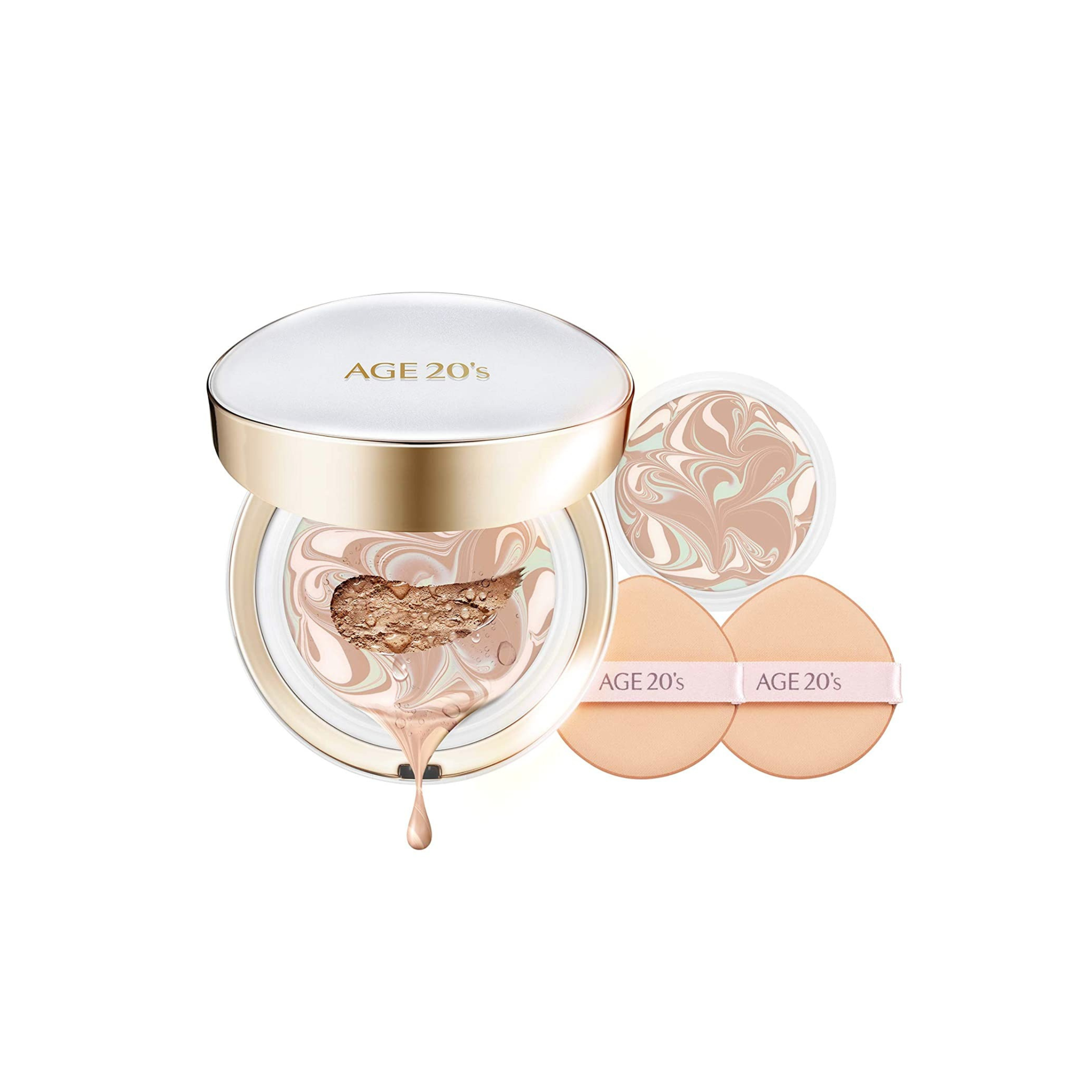 Age 20's-*【白盒】#23 自然色 持久遮瑕精華氣墊14g*2 (8801046306543)[平行進口]