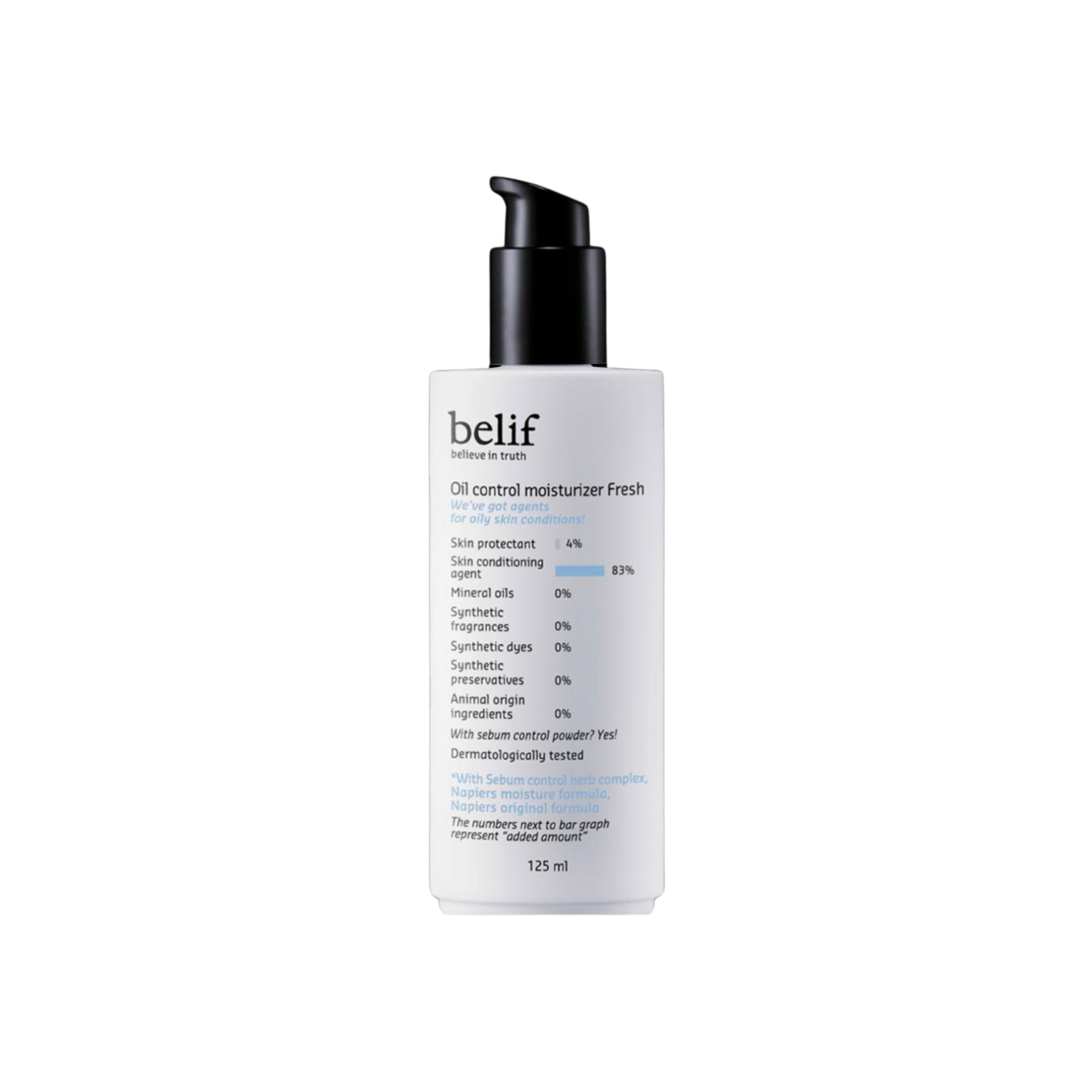 belif-*玫瑰籽礦物控油清爽乳液 125ml(8801051925975)[平行進口]