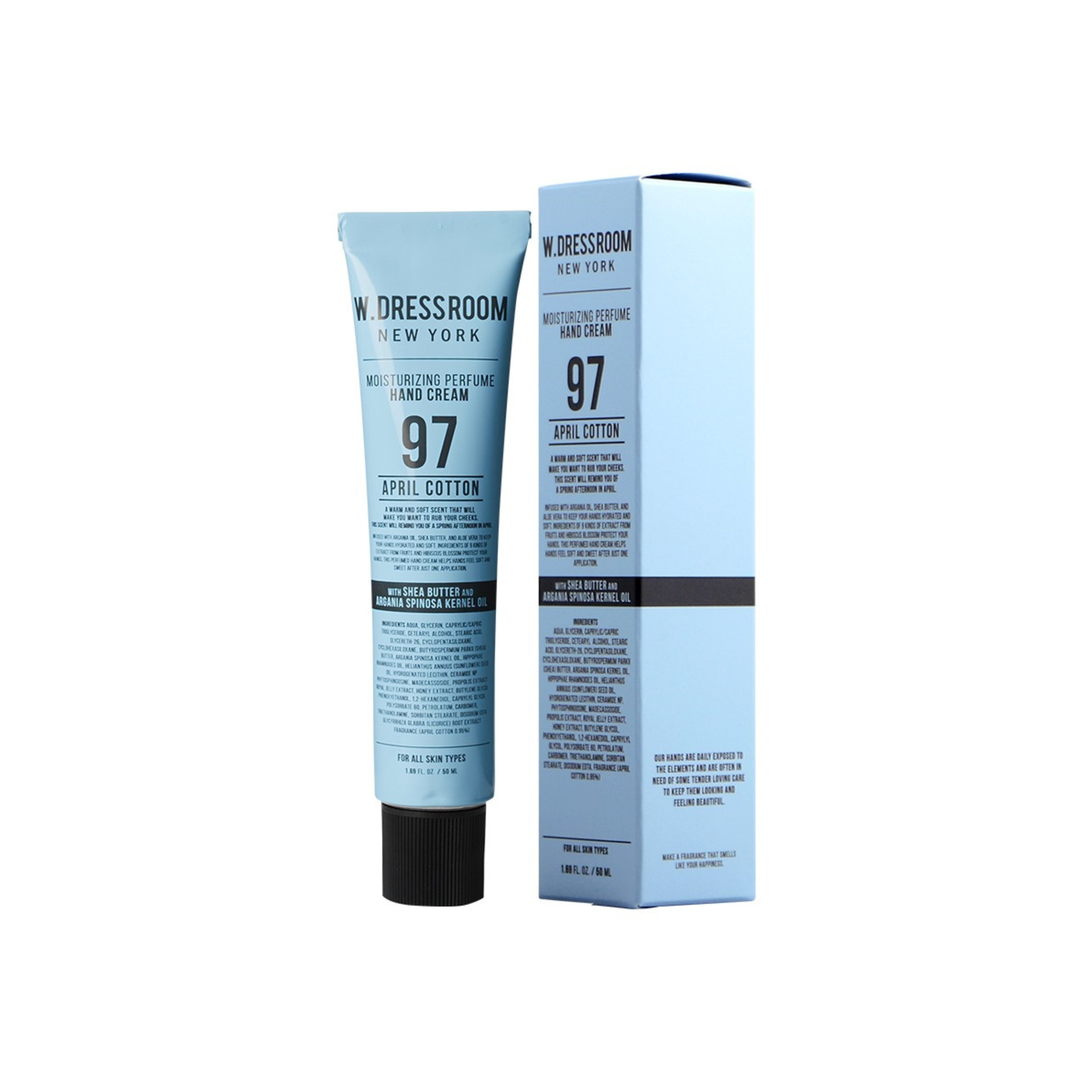 W.DRESSROOM-*水潤柔和香水護手霜(No.97 四月柔棉百合) 50ml(8805301002836)[平行進口]