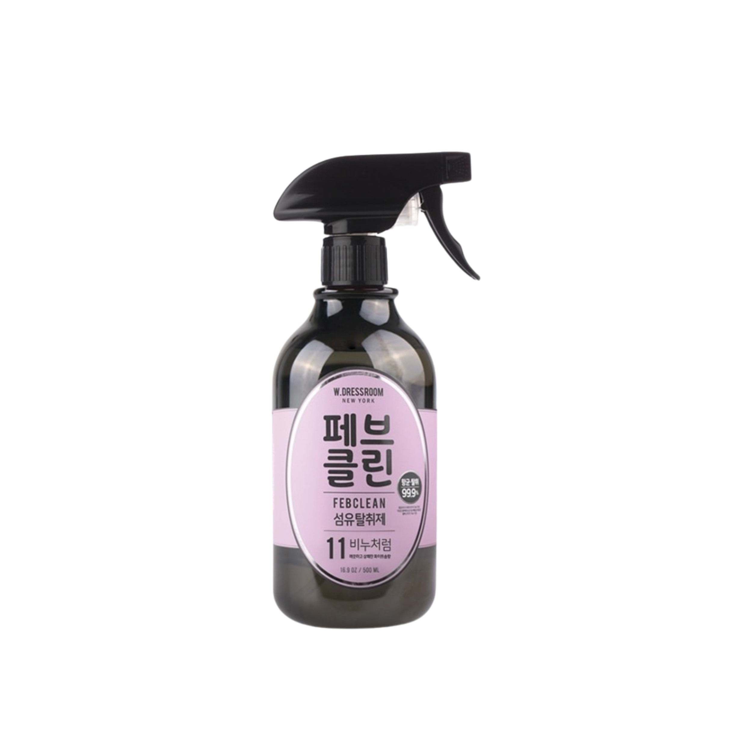 W.DRESSROOM-*99.9%抗菌 衣物家居香水噴霧 (No.11 白皂) 500ml(8805301009033)[平行進口]