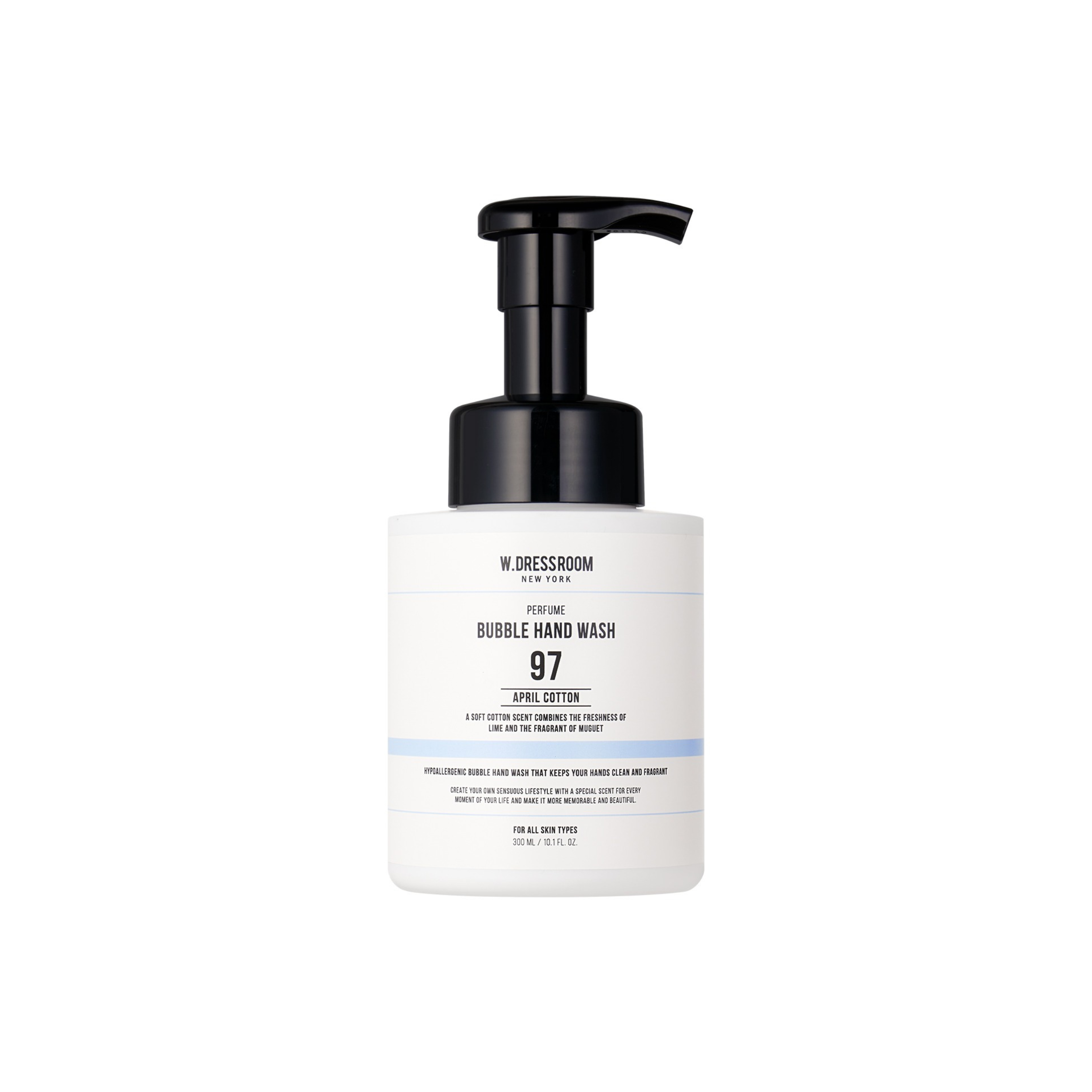 W.DRESSROOM-*香水泡泡洗手液 (97號四月棉)300ml(8805301012507)[平行進口]