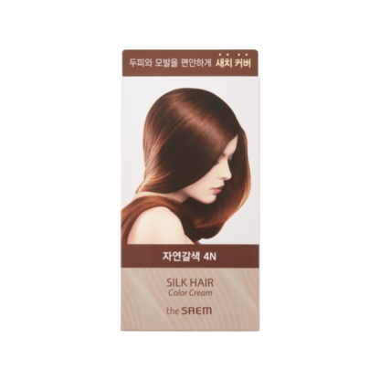 the SAEM-*【自然棕色】Silk Hair 真絲染髮劑(8806164181652)[平行進口]