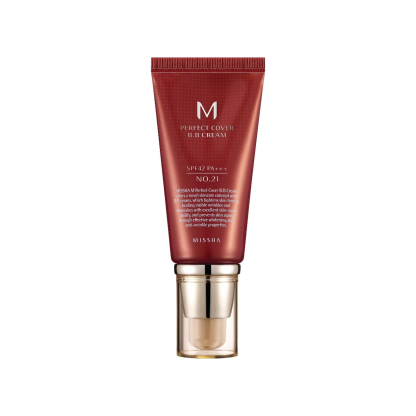 Missha-*謎尚完美亮白抗皺遮瑕防曬隔離粉底液BB霜SPF42 PA+++ (#21) 50ml (8806333353729)[平行進口]